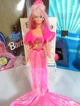 Barbie 1993 "fountain Mermaid" Fashion Doll W/pink Hair & Magic Crown #10393 Mib New. Price: $52.69.