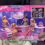 1998 Barbie Cooking Magic Sweet Treats Shoppe Mattel 67745 New Sealed Rare Set. Price: $100.00.