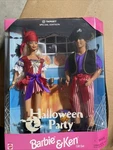 Mattel Barbie And Ken 1998 Halloween Party Set Model 19874 New In Box. Price: $35.00.