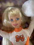 Syracuse University Barbie Cheerleader Doll Mattel , 1996. Nib New. Price: $30.00.