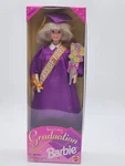 Barbie Graduation Blonde Doll Mattel 1997 Purple Cap & Gown 16487 New. Price: $21.54.