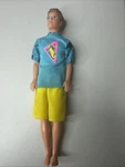 Vintage 1990 Mattel Barbie Doll 'kevin' Skipper's Boyfriend Nrfb #9325 No Box Used. Price: $17.00.