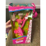 Mattel 1993 Gymnast Barbie Doll Bend Move Body #12127 Brand New In Box. Price: $39.95.