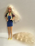 Vintage Cut And Style Barbie #12639 Re-dressed With Attachable Hair Mattel 1994 Used. Price: $25.00.