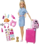 Barbie Travel Set With Puppy Suitcase Accessories And Themed Items New. Price: $87.69.