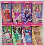 Barbie Dolls Of The World - 8 All Different Nib New. Price: $640.00.