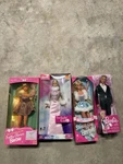 Mattel Vintage Barbie And Ken Dolls Lot Of 4 New Box. Price: $70.00.