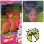 Gymnast Bend & Move Barbie Doll African American 1994 Mattel #12127 New. Price: $39.95.