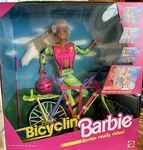 Mattel Bicyclin Barbie Really Rides 1993 New. Price: $29.95.