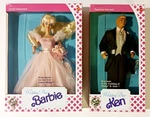 1990 Wedding Day Barbie Bridesmaid 9608 & Ken Best Man 9609 Mattel Dolls Used. Price: $49.99.