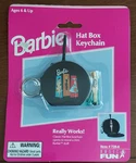 Vintage Collectors Hat Box Keychain Sealed With Mini Barbie, 1999 New. Price: $9.99.