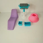 1995 Barbie So Much To Do! Terrace Mattel #67030-91 Patio Party Replacement Used. Price: $18.97.