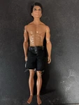 The Twilight Saga New Moon Jacob Barbie Collector Doll Pink Label Mattel Used. Price: $15.00.