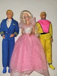 Vintage 90'S Twinkle Lights Barbie Mattel / +2 Ken Dolls Used. Price: $19.99.