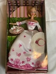 *vintage* 2002 Mattel Victorian Tea Barbie Doll #80787 Nib With Cover Sleeve New. Price: $40.00.