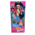 New Vintage 1995 Mattel Disney Fun Barbie Doll W/ Mickey Balloon # 13533 Nos. Price: $41.40.