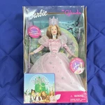 Barbie Glinda Wizard Of Oz Talking Fashion Doll 11" W/ Magic Wand #25813 New. Price: $33.50.