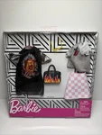 Barbie Fashion 2 Outfits Includes T-shirt Dress With Retro Rock Graphic Purse New. Price: $11.99.