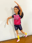 Barbie Soccer Player Doll 2016 FCX82 Mtm Made To Move Articulated Brown Hair 12" Used. Price: $26.95.