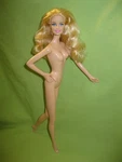 Barbie BCP64 Birthday Wishes 2014 Model Muse Nude Doll Blonde Hair Pink Lips Used. Price: $19.99.