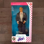 Wedding Day Ken Barbie Doll 1990 Mattel 9609 Nrfb Best Man Midge & Alan New. Price: $39.00.