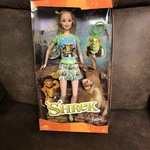 Dreamworks Shrek Barbie Doll With Backpack And Keychain 2004 Mattel H1703 New. Price: $48.00.