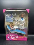 New 1997 Dentist Barbie Doll Set Blonde And Mattel 17255 Nib. Price: $30.00.