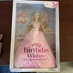 2015 Birthday Wishes Barbie Collector Pink Label Blonde Hair Blue Eyes Used. Price: $29.99.