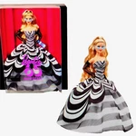 New! Mattel Black Label Barbie 65TH Anniversary Doll, Blonde #HRM58 W/ Shipper. Price: $49.95.