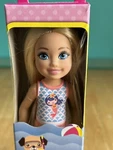Barbie Club Chelsea Beach Doll With Mermaid Bathing Suit, 5" New, A-29. Price: $9.97.